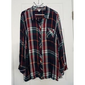 Est. 1948‎ Womans Plus Size Plaid Shirt Size 3X (26/28W)